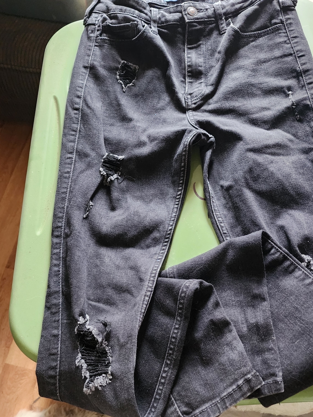 Hollister Black High-Rise Super Skinny Jeans